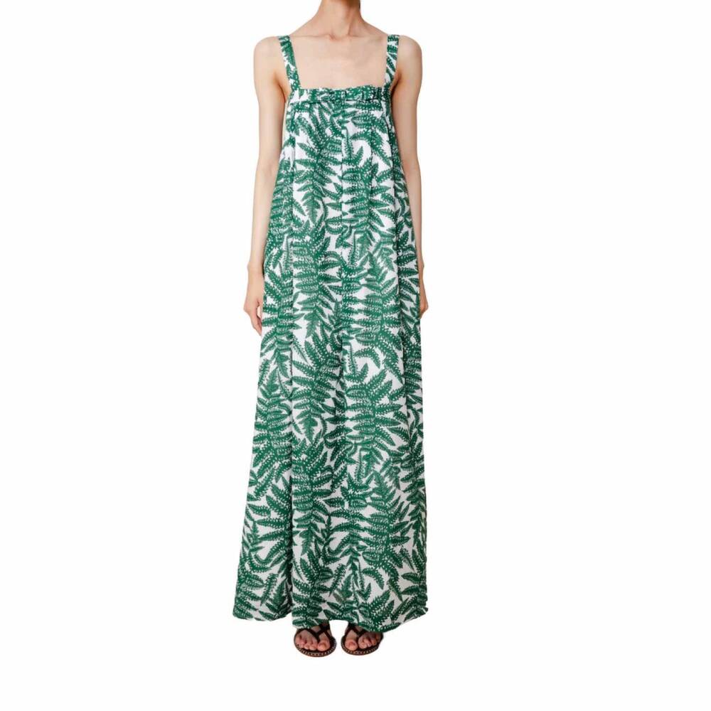 NEW DU PARADIS mimosa sun maxi dress in green